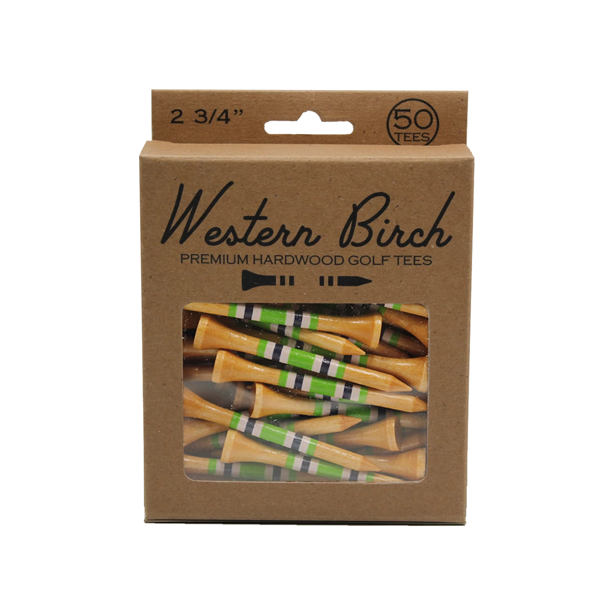Western Birch Golf Company Western Birch Custom "GOLF" Tee 4 Western Birch Golf Company Western Birch Custom "GOLF" Tee - Image 4