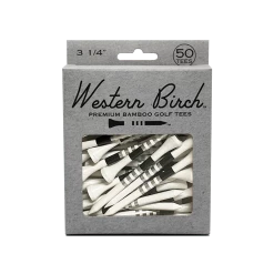 Western Birch Golf Company "Lisa" 3 1/4" Bamboo Striped Golf Tee
