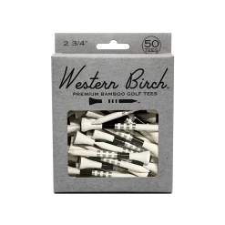 Western Birch Golf Company "Lisa" Bamboo Striped Golf Tee