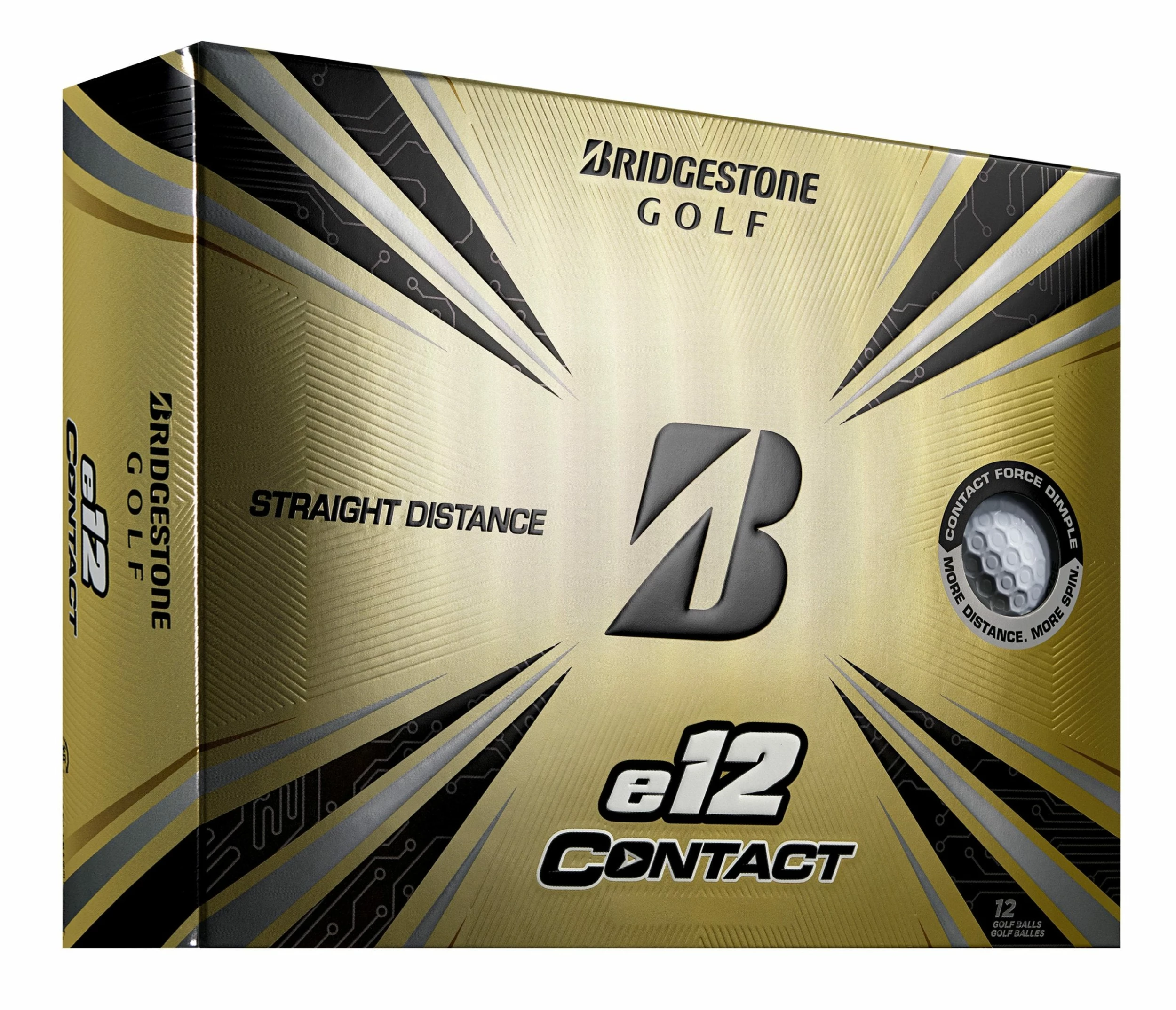 Bridgestone E12 Contact Golf Balls 1 Bridgestone E12 Contact Golf Balls
