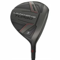 Used Cleveland Launcher HB Turbo Left-Handed 3 Wood - 15° Loft - Stiff Flex