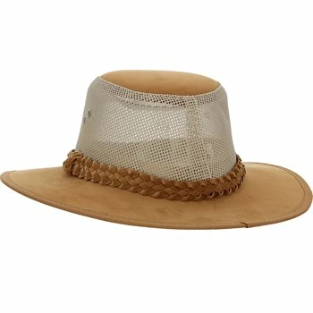 Dorfman-Pacific Dorfman Pacific Scala Soaker Cooler Bucket Hat - Tan 3 Dorfman-Pacific Dorfman Pacific Scala Soaker Cooler Bucket Hat - Tan - Image 3