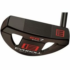 Used Evnroll ER7 Black Mallet Gravity Grip Putter In Very Good Condition