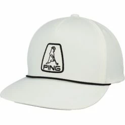 Ping Mr. Ping Tag Hat - White -Cheap Golf Hat Store ping mr ping tag headwear 3