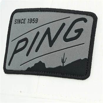 Ping PP58 Camelback Performance Snapback Hat - White 3 Ping PP58 Camelback Performance Snapback Hat - White - Image 3