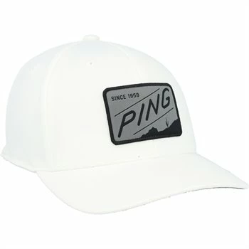 Ping PP58 Camelback Performance Snapback Hat - White 1 Ping PP58 Camelback Performance Snapback Hat - White