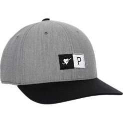 Puma Bidwell Snapback Hat - Quiet Shade / Puma Black