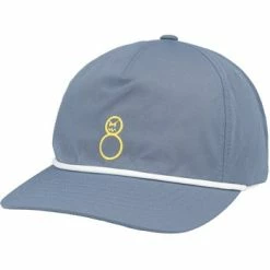 Puma H8 Golf Rope Snapback Hat - Evening Sky / Mustard Seed -Cheap Golf Hat Store puma h8 golf rope snapback headwear 4