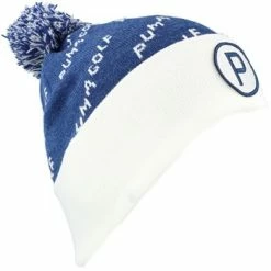 Puma P Removable Pom Knit Hat