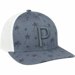 Puma Tropical Bliss P Trucker Snapback Hat - Evening Sky