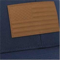 Puma Volition Heritage Trucker Snapback Cap Hat - Navy Blazer / Bright White