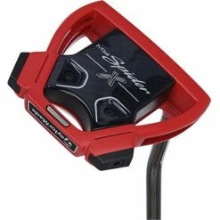 Used TaylorMade MySpider X Red/White Putter In Very Good Condition -Cheap Golf Hat Store taylormade myspider x red white putter 2