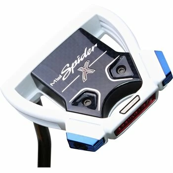 Used TaylorMade MySpider X White/Blue W/ Red Sightline Putter In Bargain Condition 3 Used TaylorMade MySpider X White/Blue W/ Red Sightline Putter In Bargain Condition - Image 3