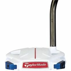 Used TaylorMade MySpider X White/Blue W/ Red Sightline Putter In Bargain Condition